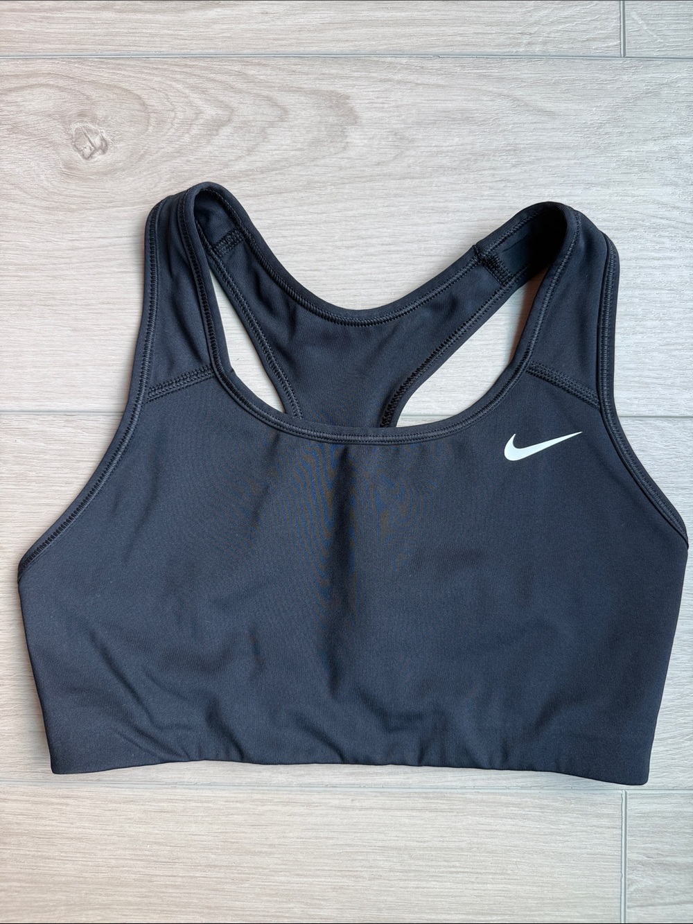 Nike black compression sports bra, size S